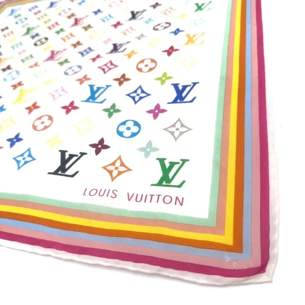 Louis Vuitton Murakami Multicolor Logo scarf